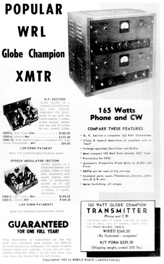 Globe Champion - 1952