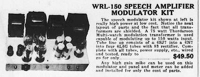 WRL 150 Speech Amp/Modulator